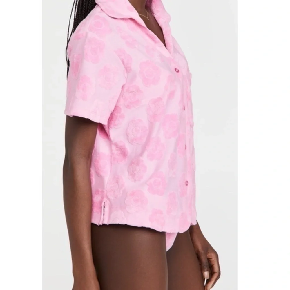 Frankie’s Bikinis Coco Terry Jacquard Top